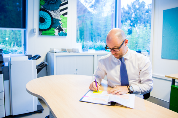 Man working at office