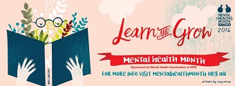 Learn and Grow banner for NSW Mental Health Month