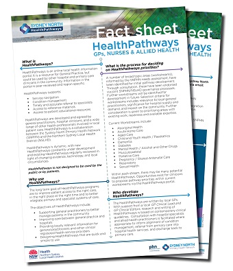 HealthPathways fact sheet small